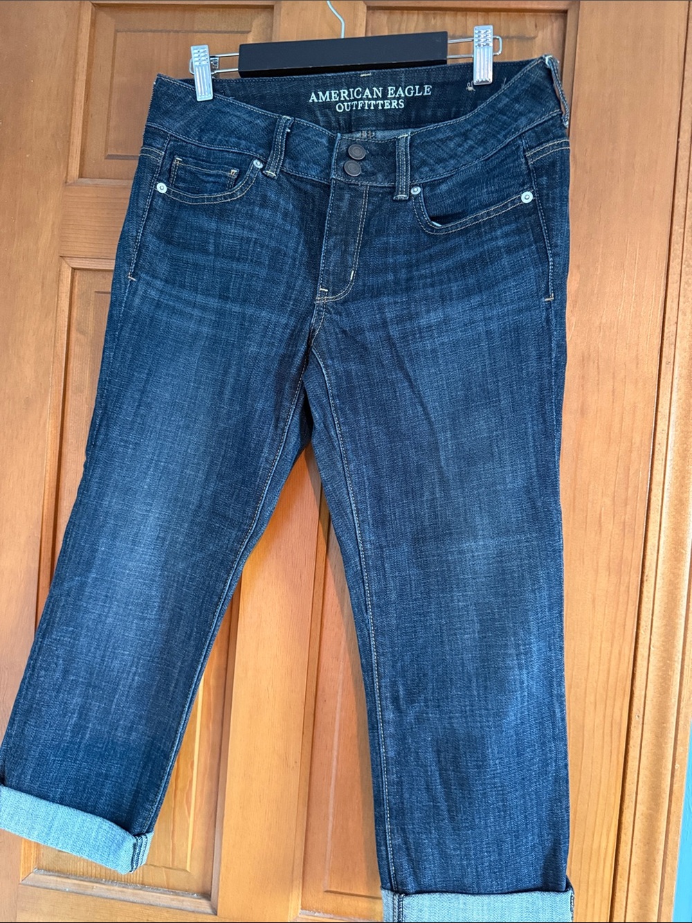 American Eagle Outfitters Dark Blue Boyfriend Jeans